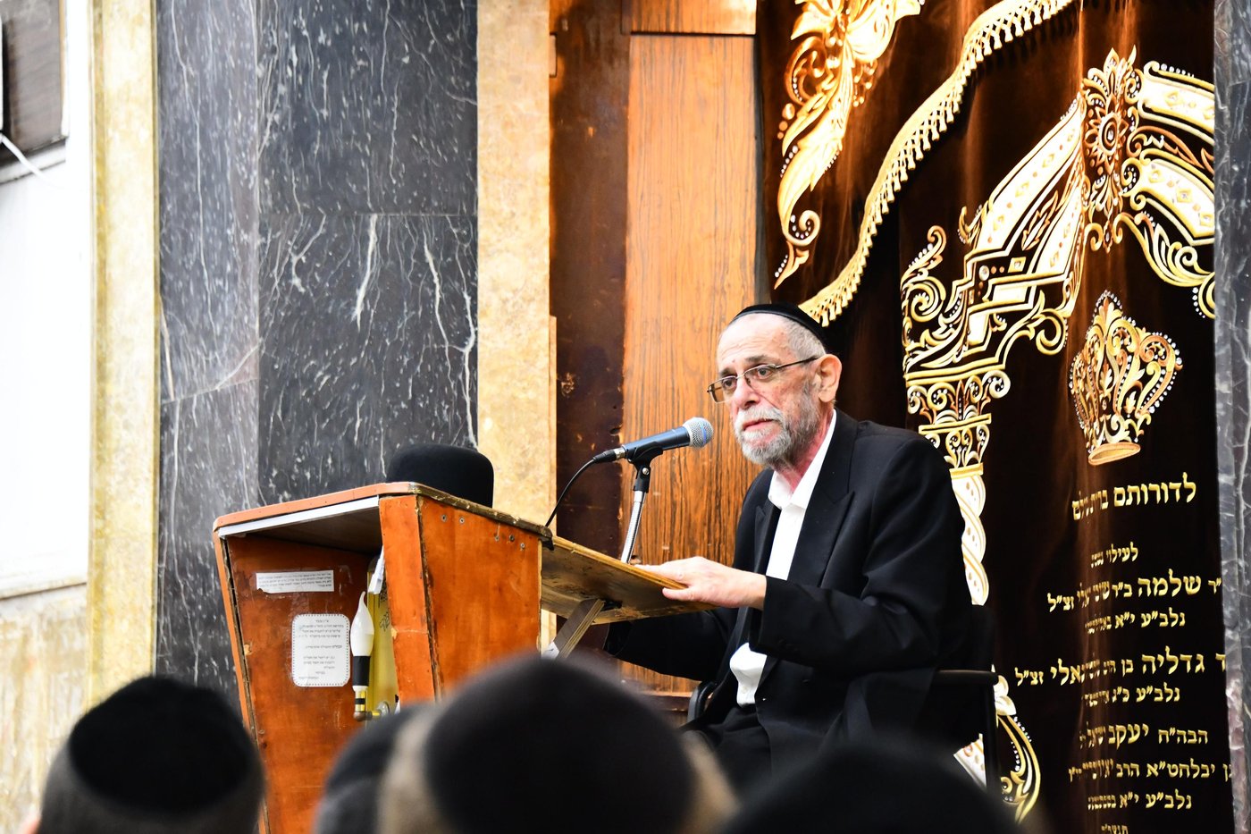הגרי"ב שרייבר בשיחה בתפארת ציון