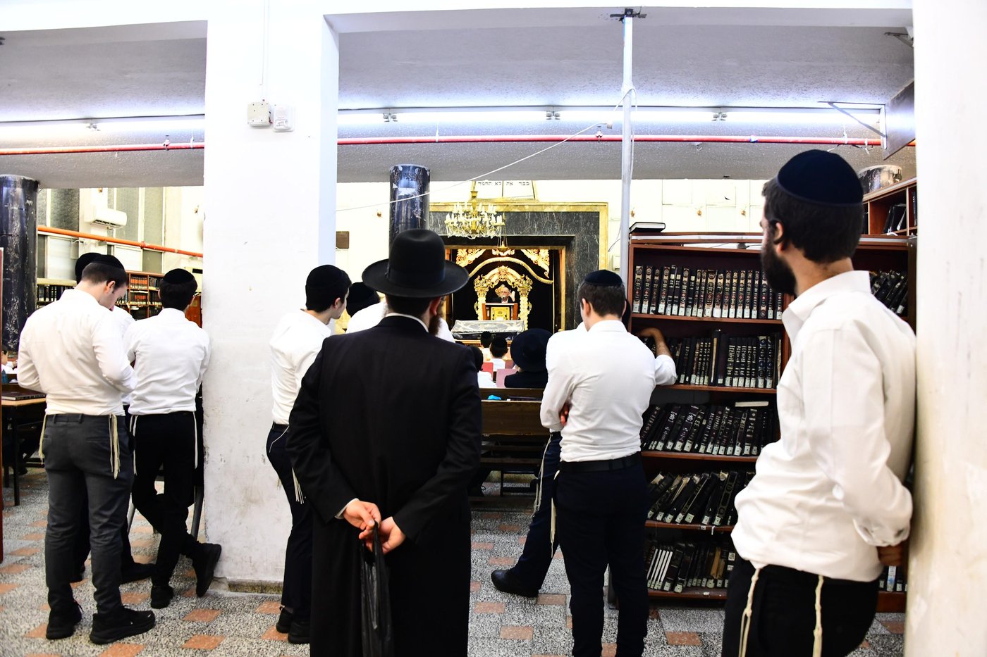 הגרי"ב שרייבר בשיחה בתפארת ציון