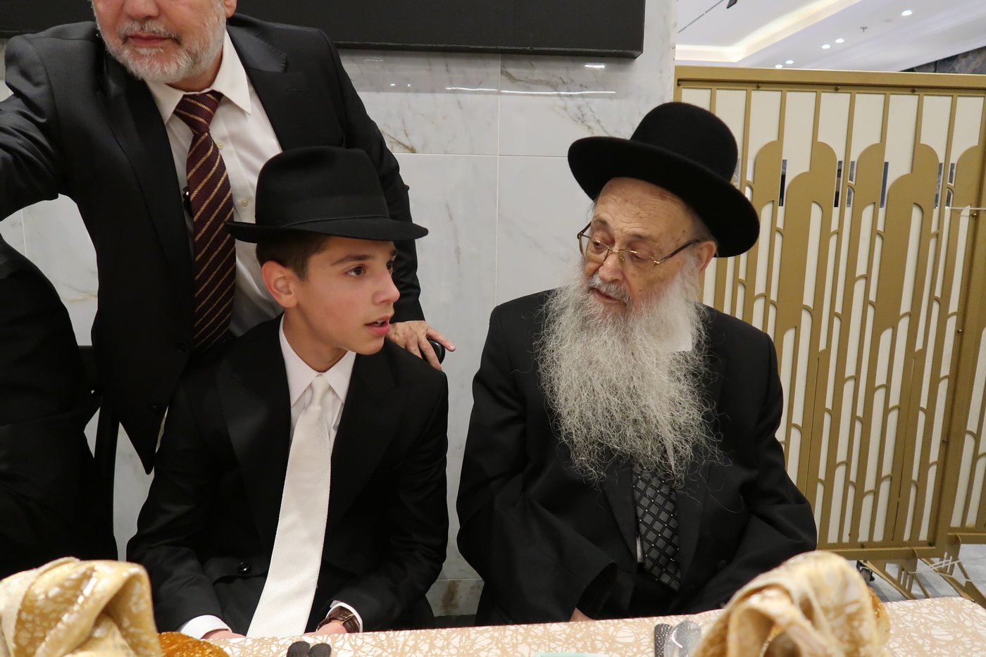 שמחת בר המצווה לנכד הגר"מ מאיה