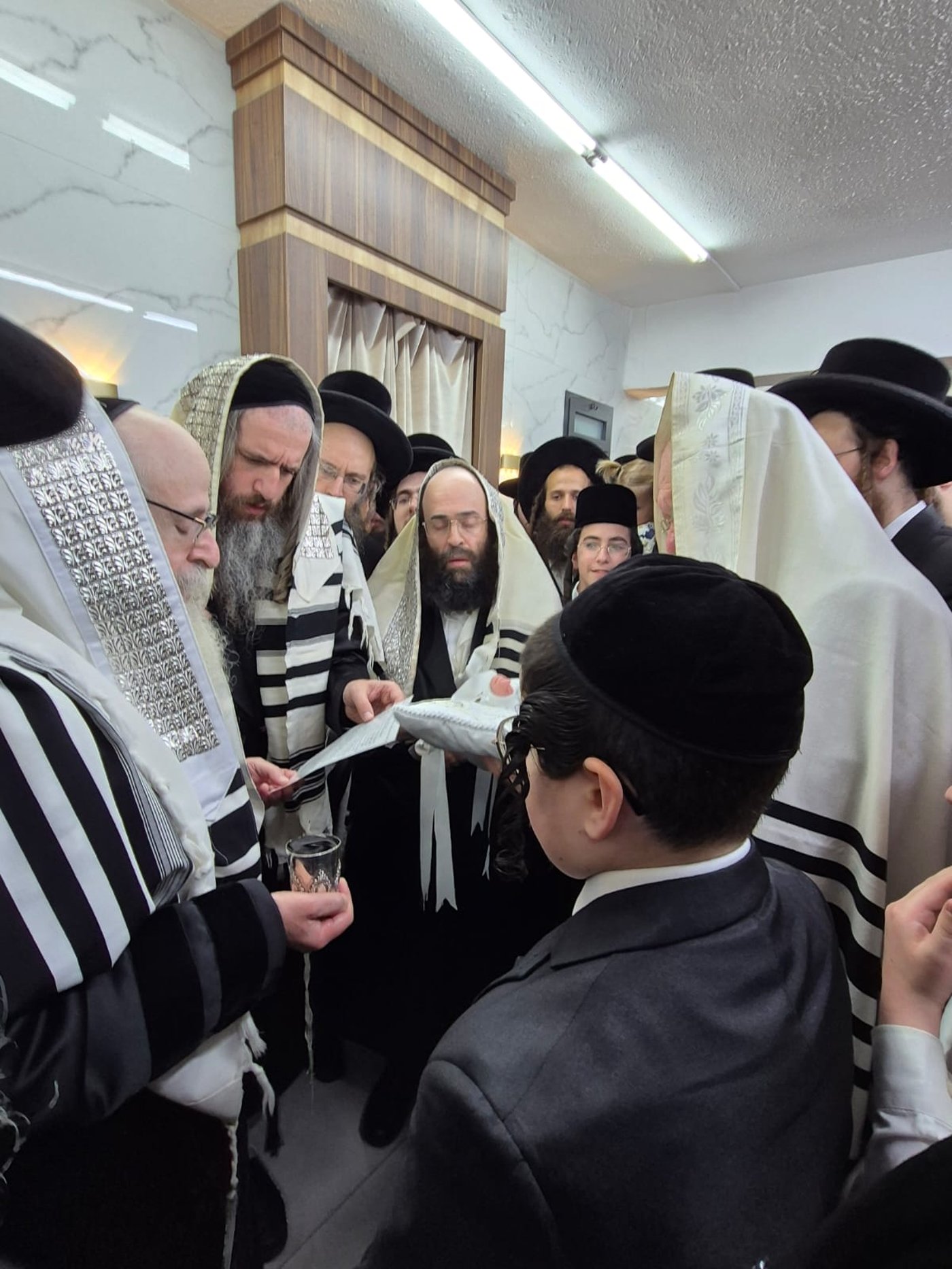 האדמו"ר מצאנז קלויזנבורג שליט"א בביקורו בארץ הקודש | צילום: באדיבות המצלם