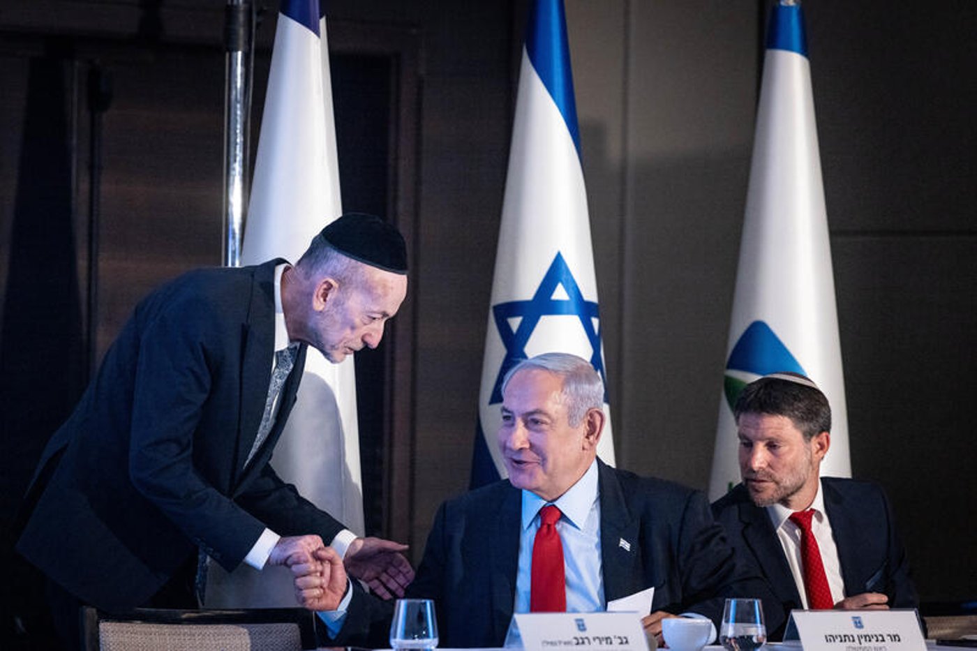 אורי מקלב עם ראש הממשלה נתניהו