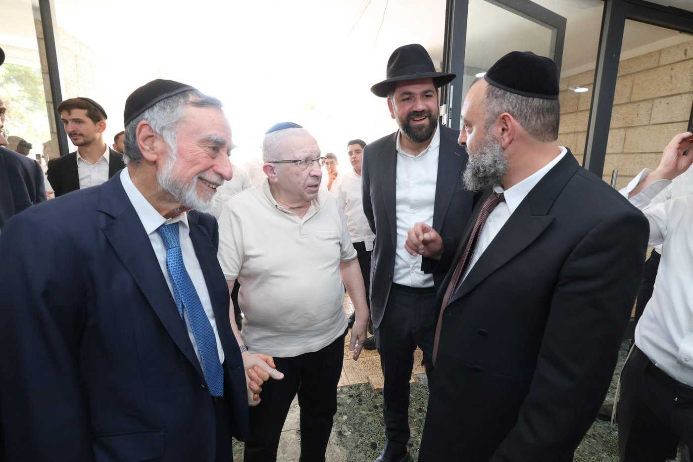 חנוכת בית המדרש בישיבת 'באר יצחק' | צילום: יעקב כהן