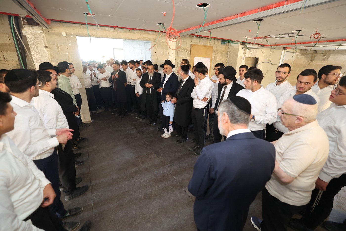 חנוכת בית המדרש בישיבת 'באר יצחק' | צילום: יעקב כהן