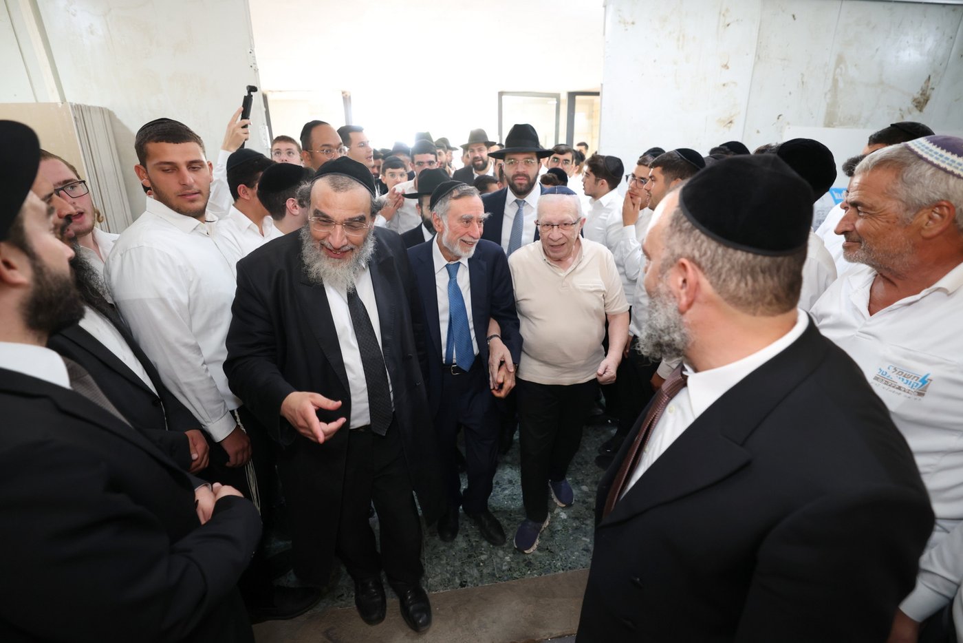 חנוכת בית המדרש בישיבת 'באר יצחק' | צילום: יעקב כהן