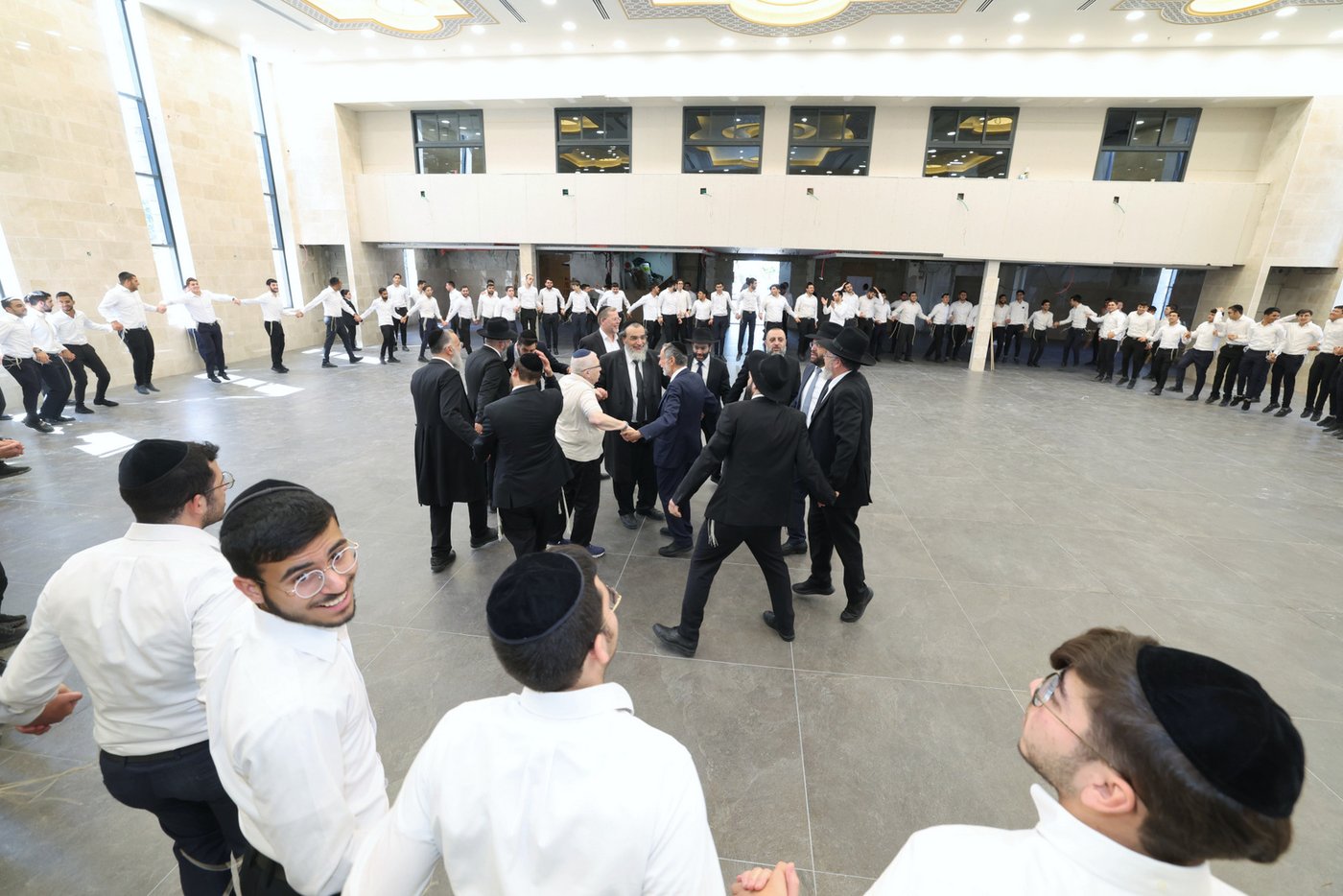 חנוכת בית המדרש בישיבת 'באר יצחק' | צילום: יעקב כהן