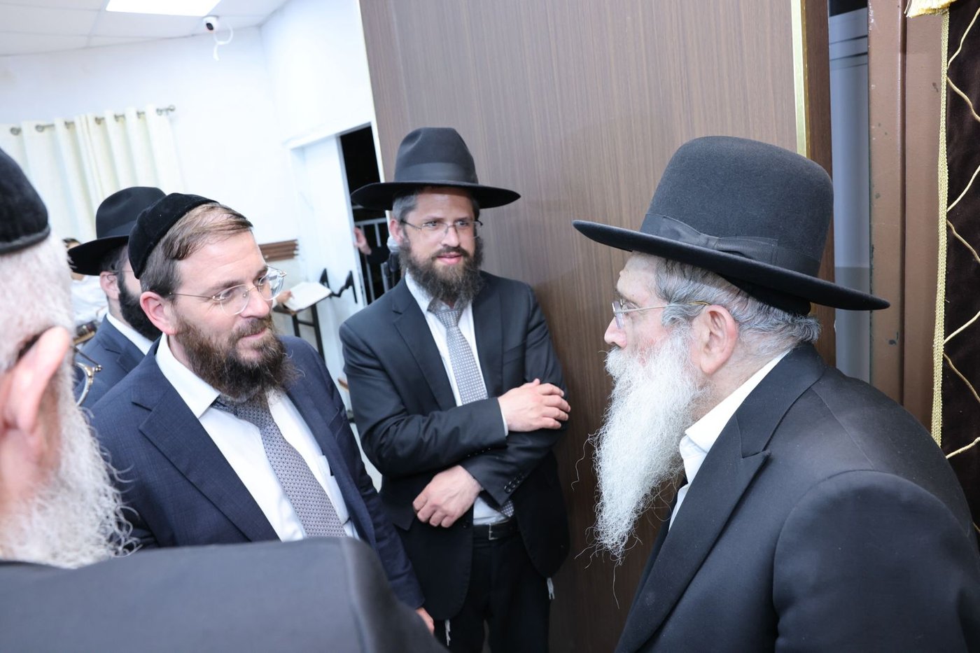 הגר"ש שטיינמן בישיבת ברכת שמואל | צילום: באדיבות המצלם