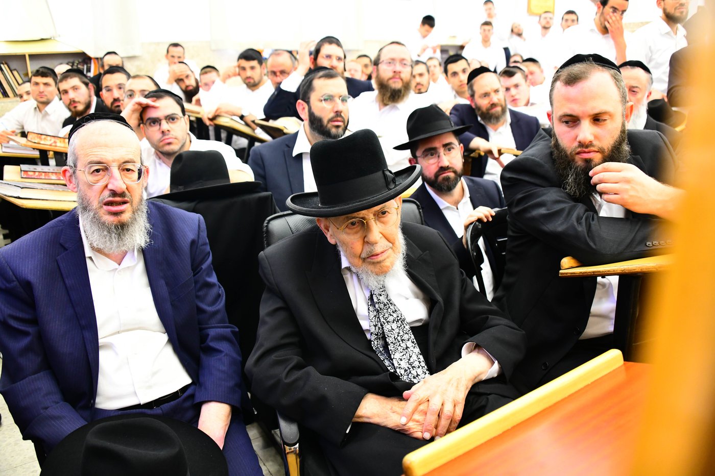ראש הישיבה הגאון רבי דוב לנדו שליט"א בישיבת מיר | צילום: שוקי לרר