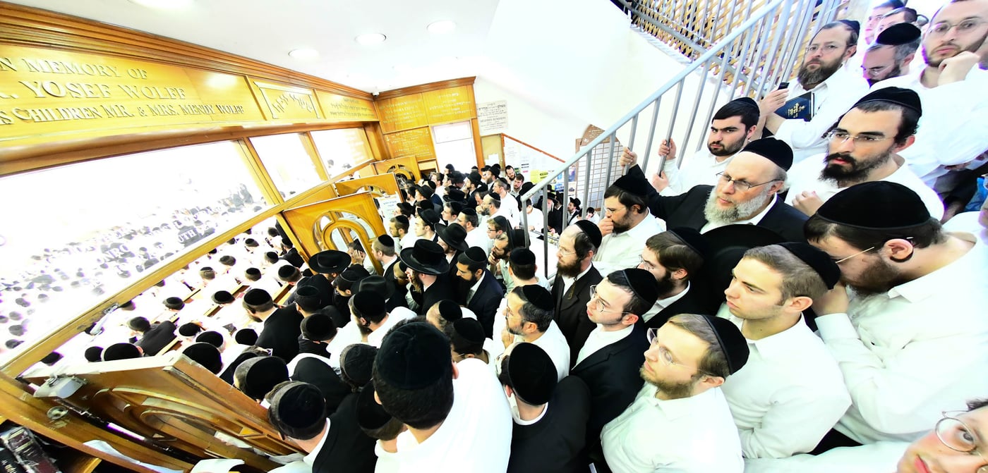 ראש הישיבה הגאון רבי דוב לנדו שליט"א בישיבת מיר | צילום: שוקי לרר