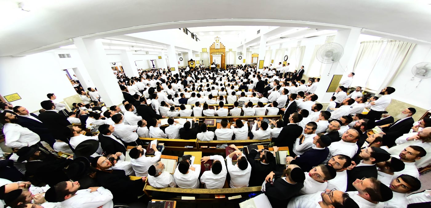 ראש הישיבה הגאון רבי דוב לנדו שליט"א בישיבת מיר | צילום: שוקי לרר