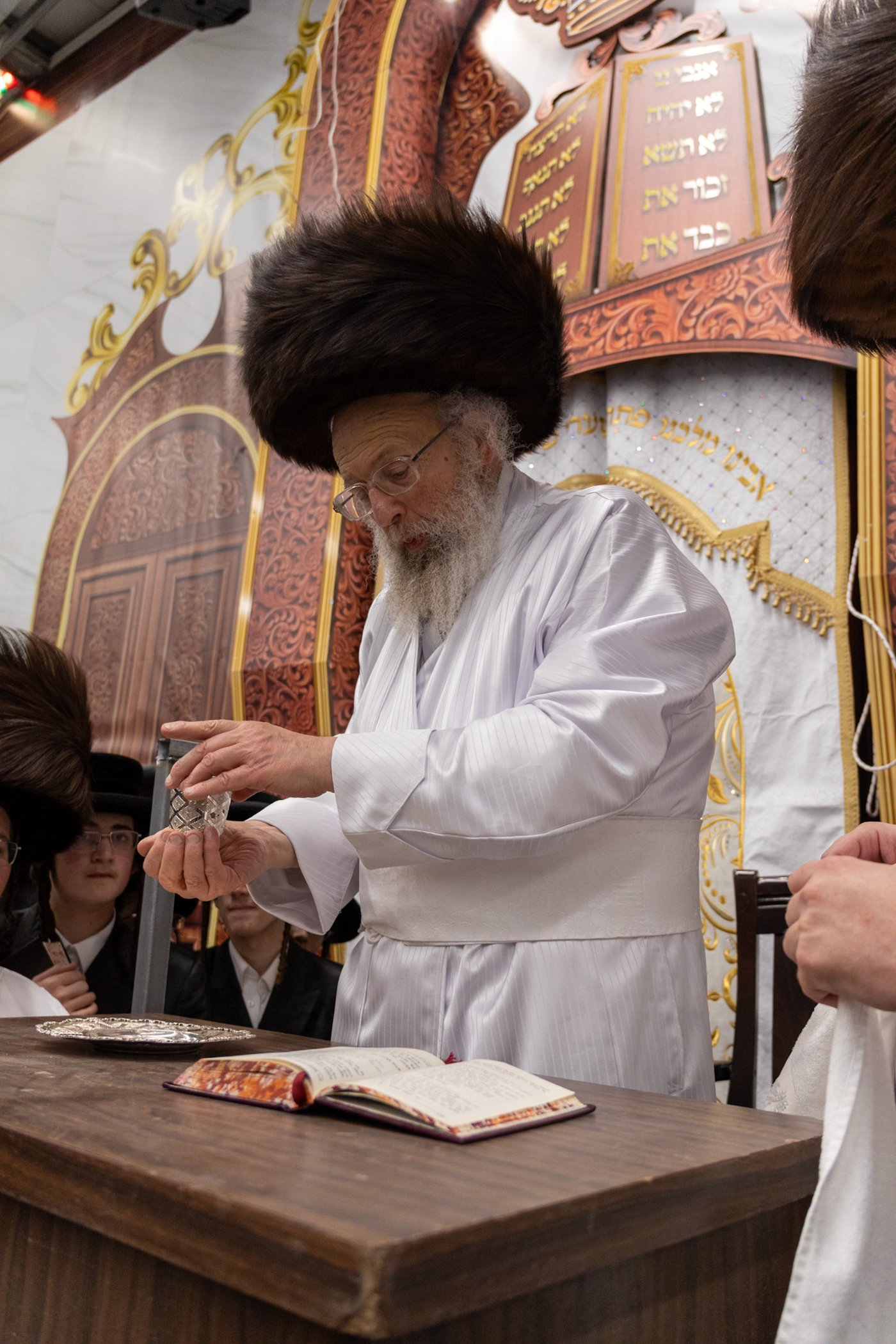 ראש השנה בחצר פינסק קרלין | צילום: א.פ.ק.