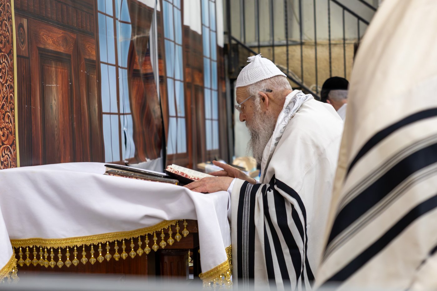ראש השנה בחצר פינסק קרלין | צילום: א.פ.ק.