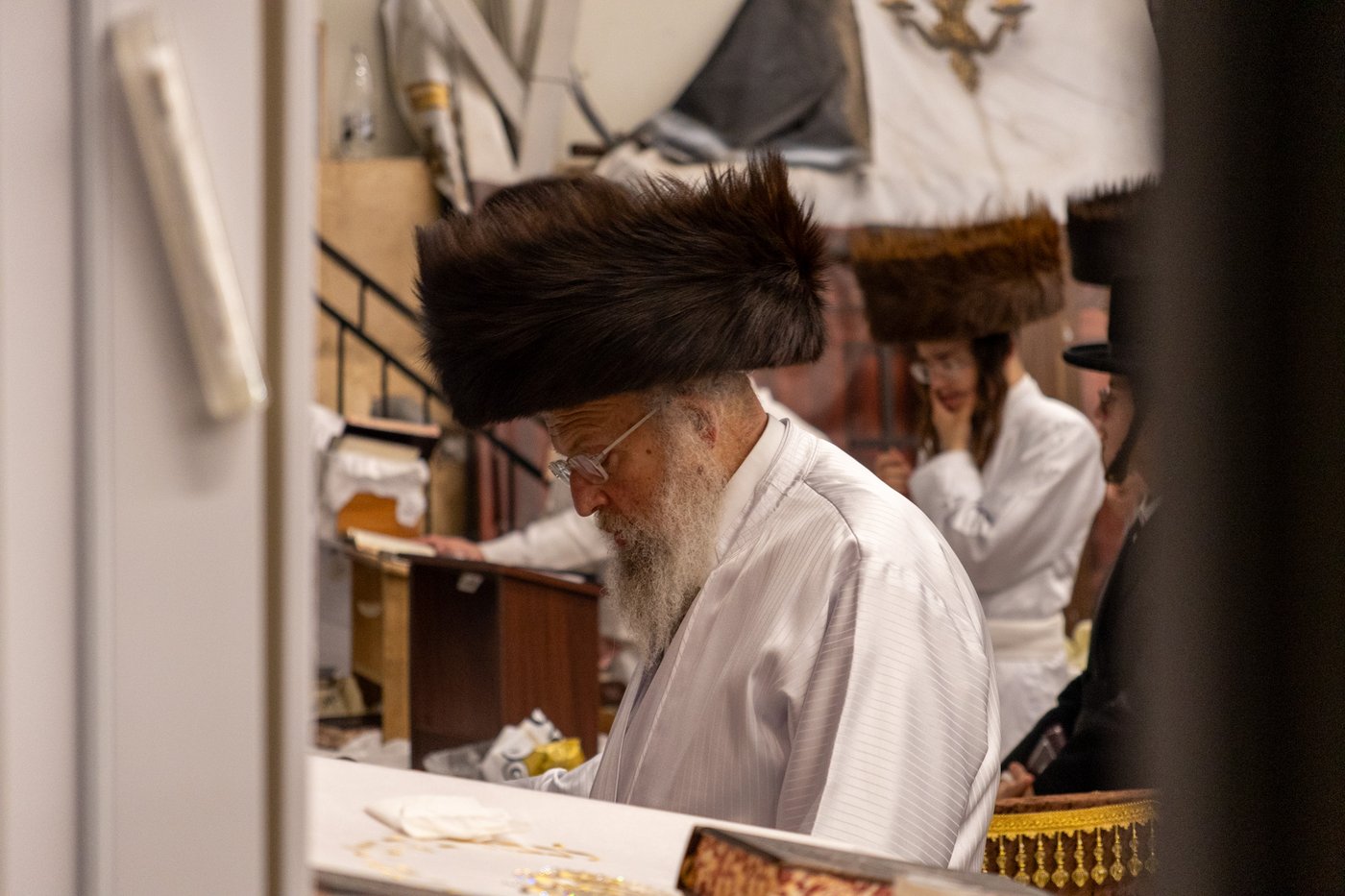 ראש השנה בחצר פינסק קרלין | צילום: א.פ.ק.