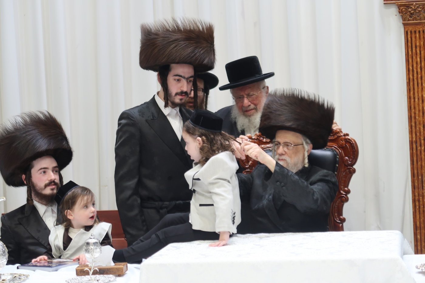 שמחת החלאקה לניני האדמו"ר מסערט ויז'ניץ שליט"א