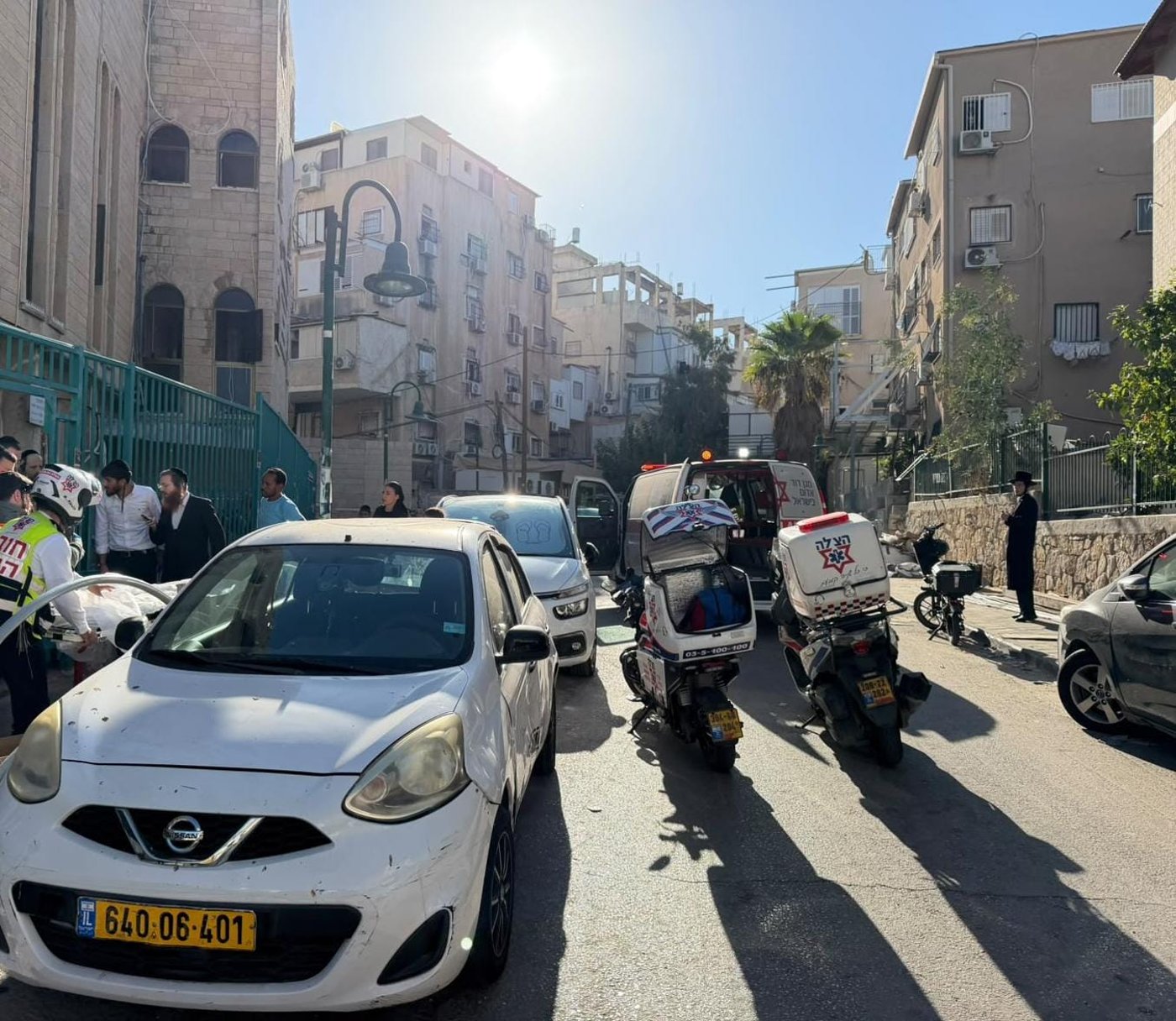 הזירה ברחוב דון יוסף בבני ברק