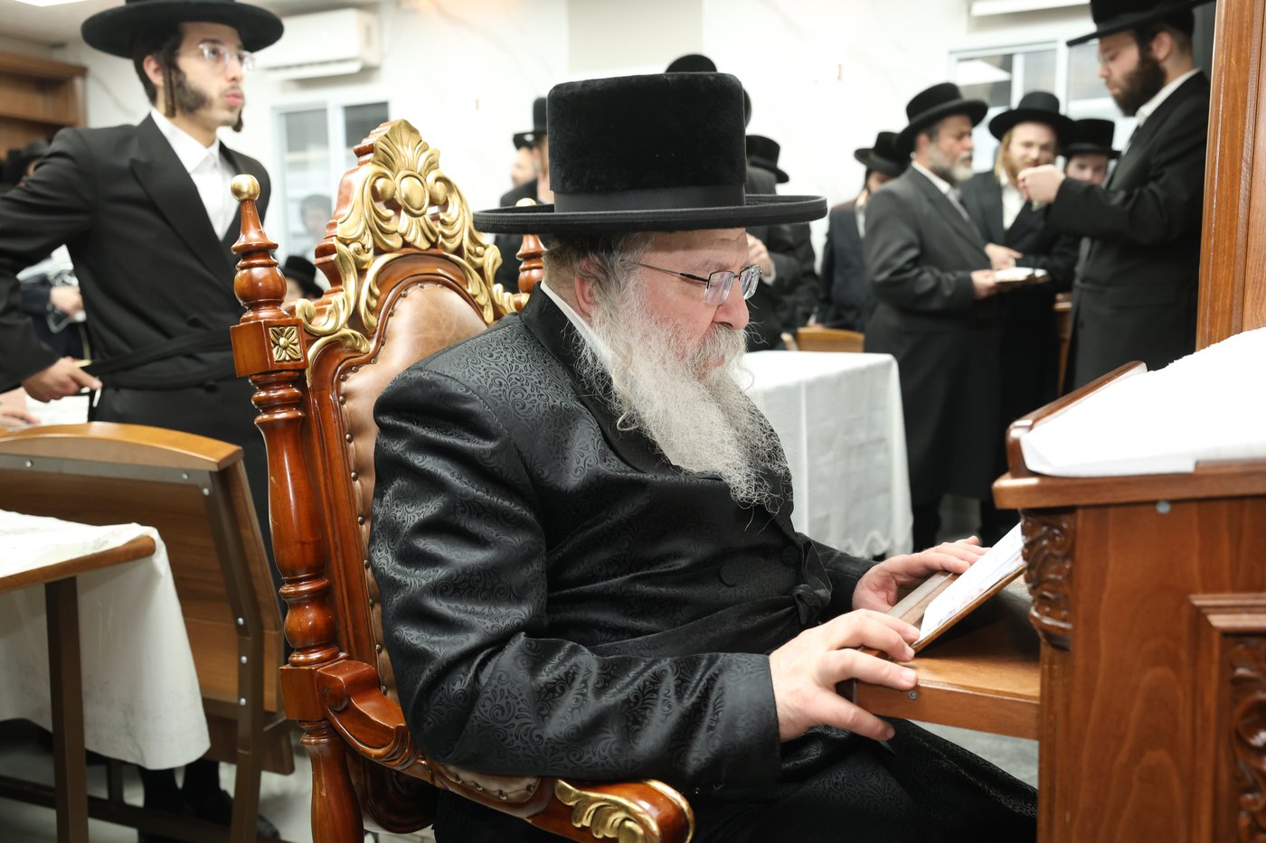 חנוכת בית המדרש החדש לחסידי נדבורנה בירושלים