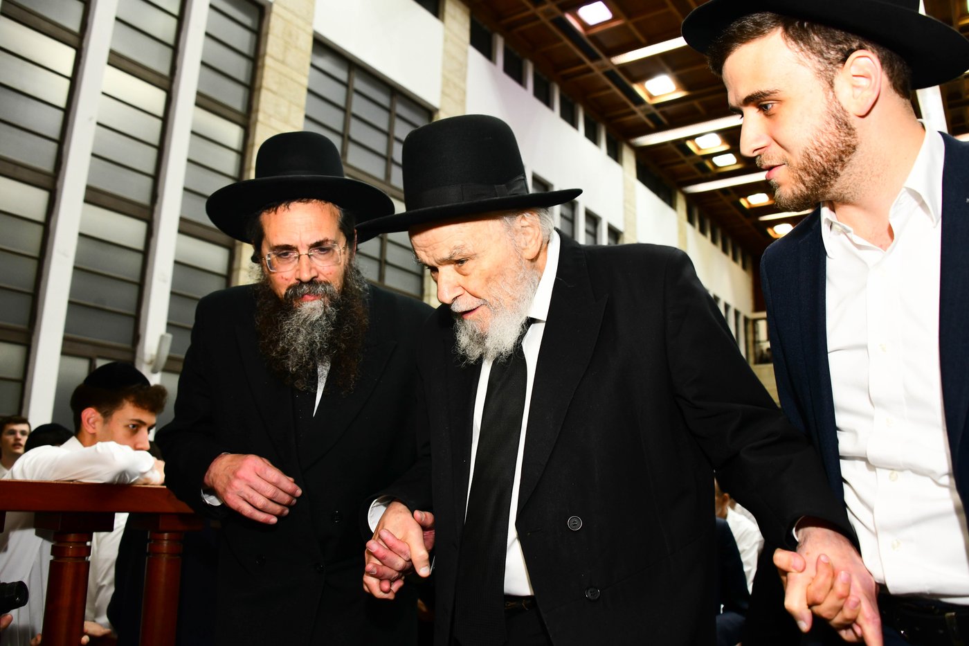 הגאון רבי משה הלל הירש שליט"א בישיבת מיר בברכפלד