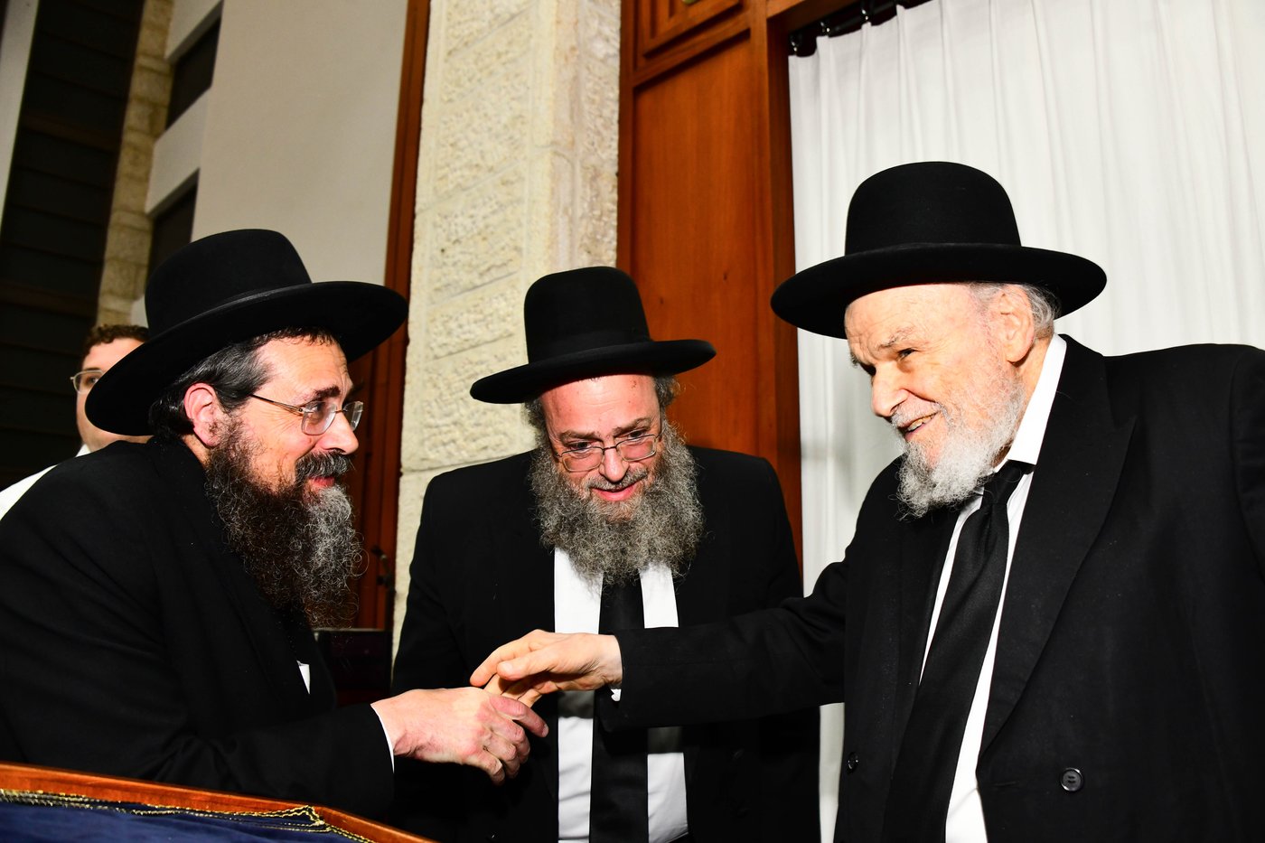 הגאון רבי משה הלל הירש שליט"א בישיבת מיר בברכפלד