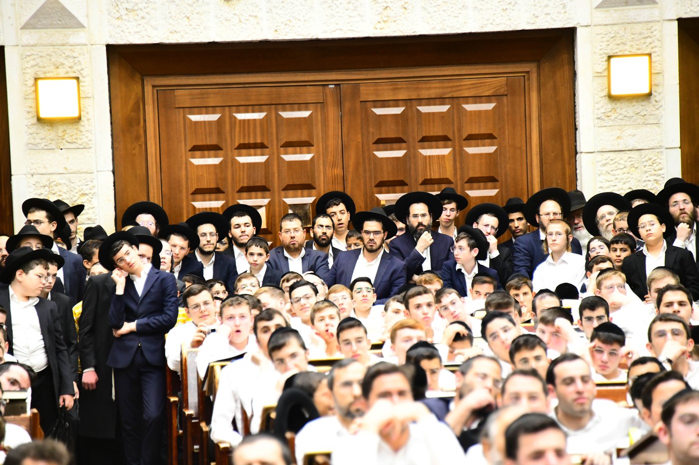 הגאון רבי משה הלל הירש שליט"א בישיבת מיר בברכפלד