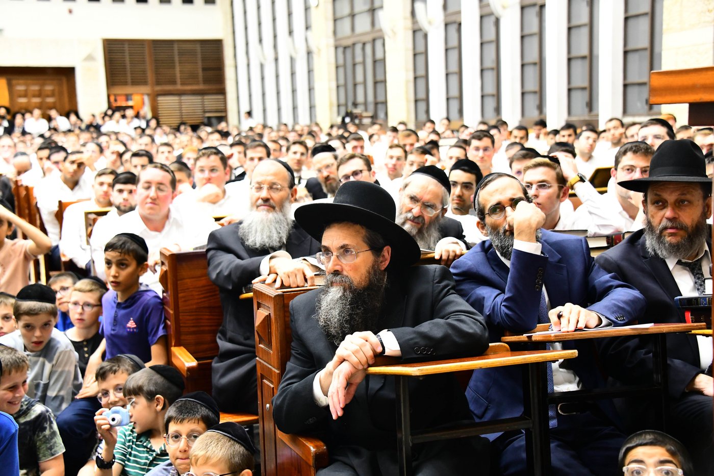 הגאון רבי משה הלל הירש שליט"א בישיבת מיר בברכפלד