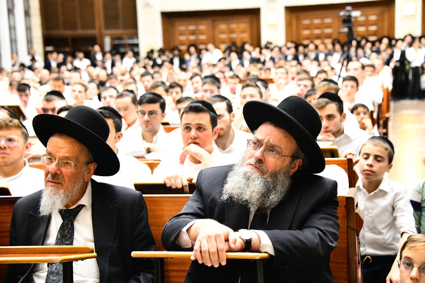 הגאון רבי משה הלל הירש שליט"א בישיבת מיר בברכפלד