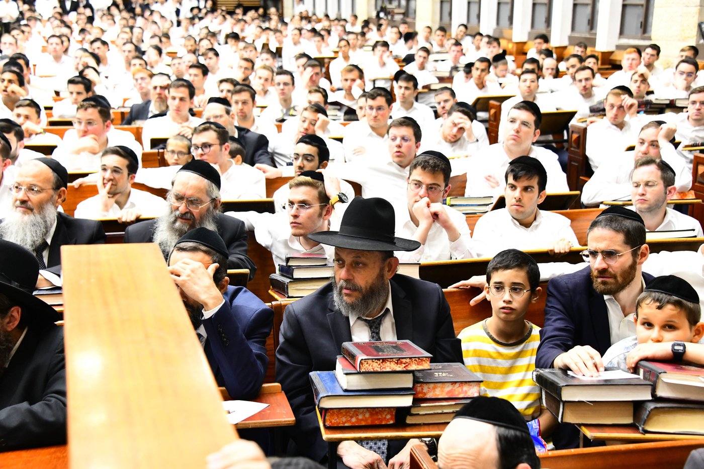 הגאון רבי משה הלל הירש שליט"א בישיבת מיר בברכפלד