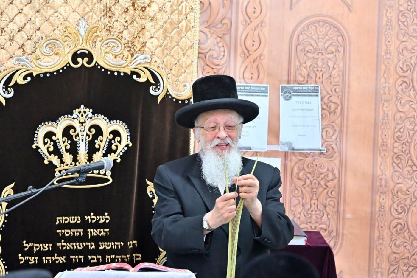 הגאון רבי יעקב מאיר שטרן שליט"א בבית המדרש ספינקא בבית שמש