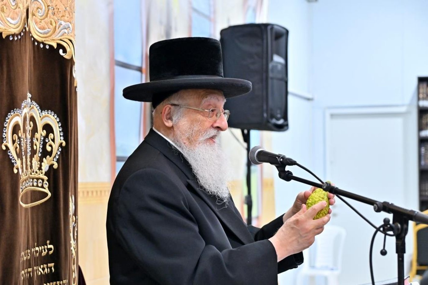 הגאון רבי יעקב מאיר שטרן שליט"א בבית המדרש ספינקא בבית שמש
