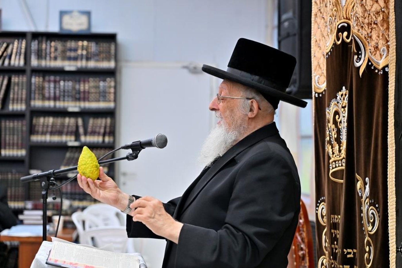 הגאון רבי יעקב מאיר שטרן שליט"א בבית המדרש ספינקא בבית שמש