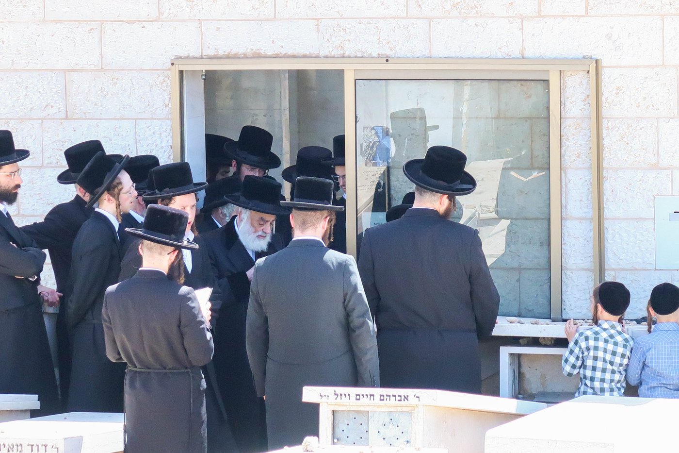 האדמו"ר מויז'ניץ ירושלים שליט"א בביקורו בארץ הקודש
