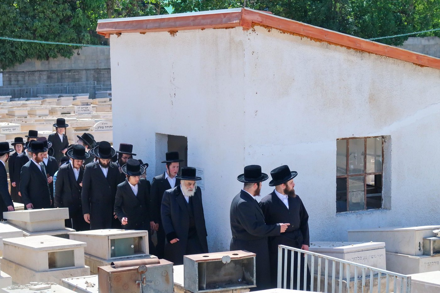 האדמו"ר מויז'ניץ ירושלים שליט"א בביקורו בארץ הקודש