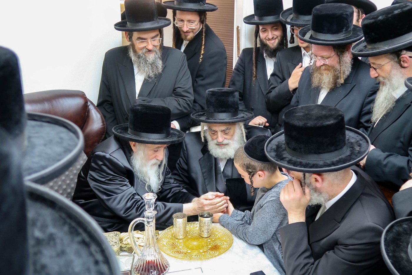 האדמו"ר מויז'ניץ ירושלים שליט"א בביקורו בארץ הקודש