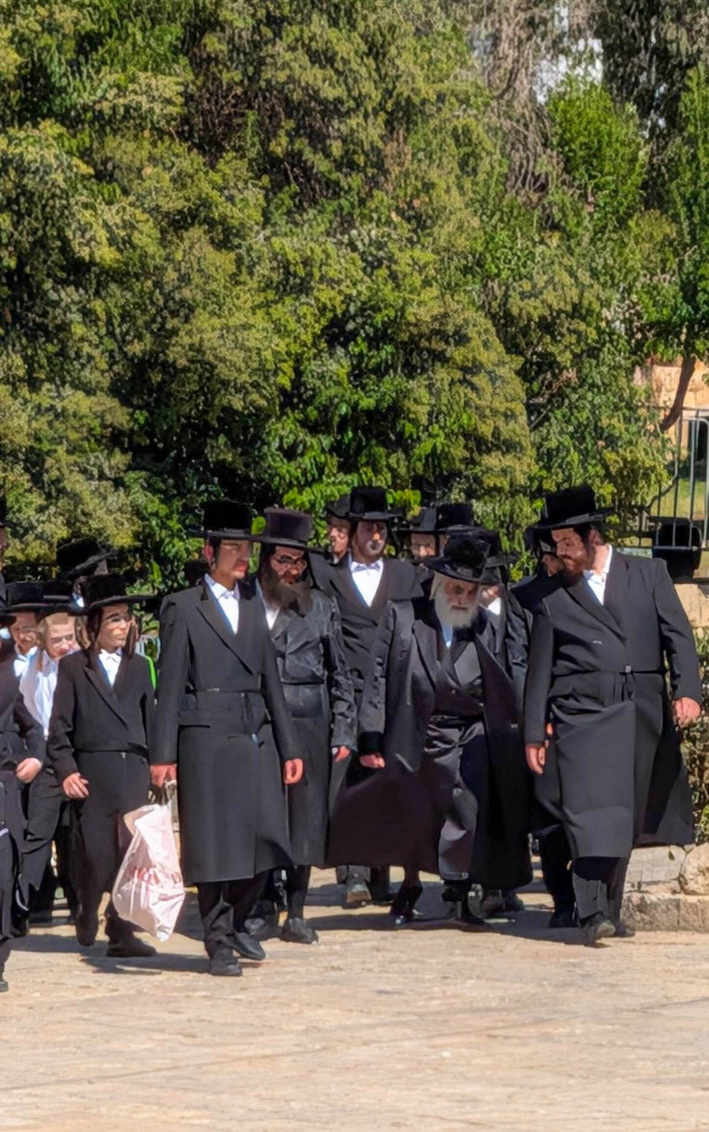 האדמו"ר מויז'ניץ ירושלים שליט"א בביקורו בארץ הקודש