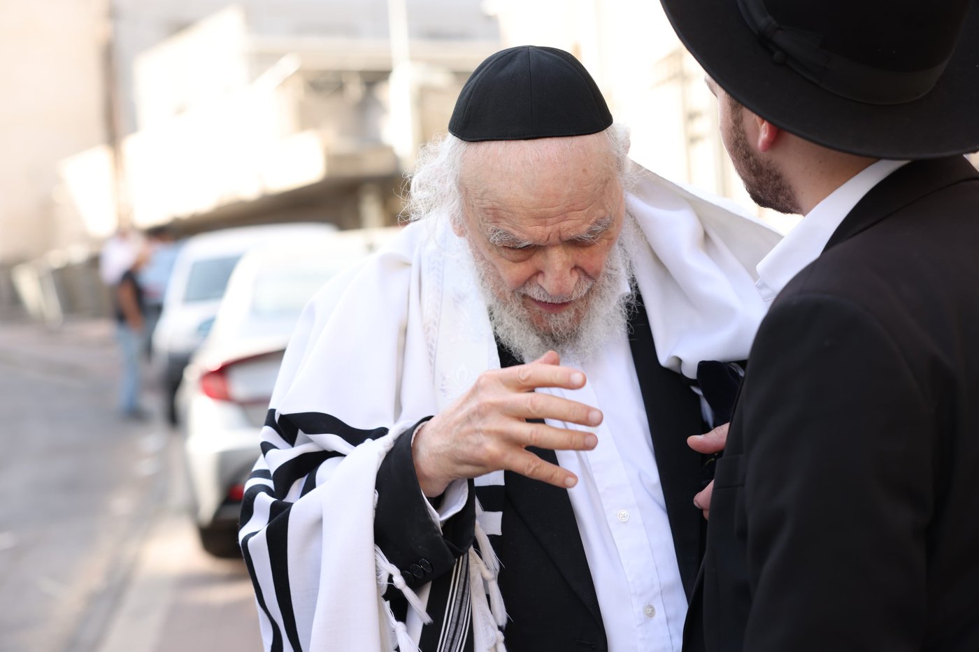 הגאון רבי משה הלל הירש שליט"א בגבעת סלבודקה