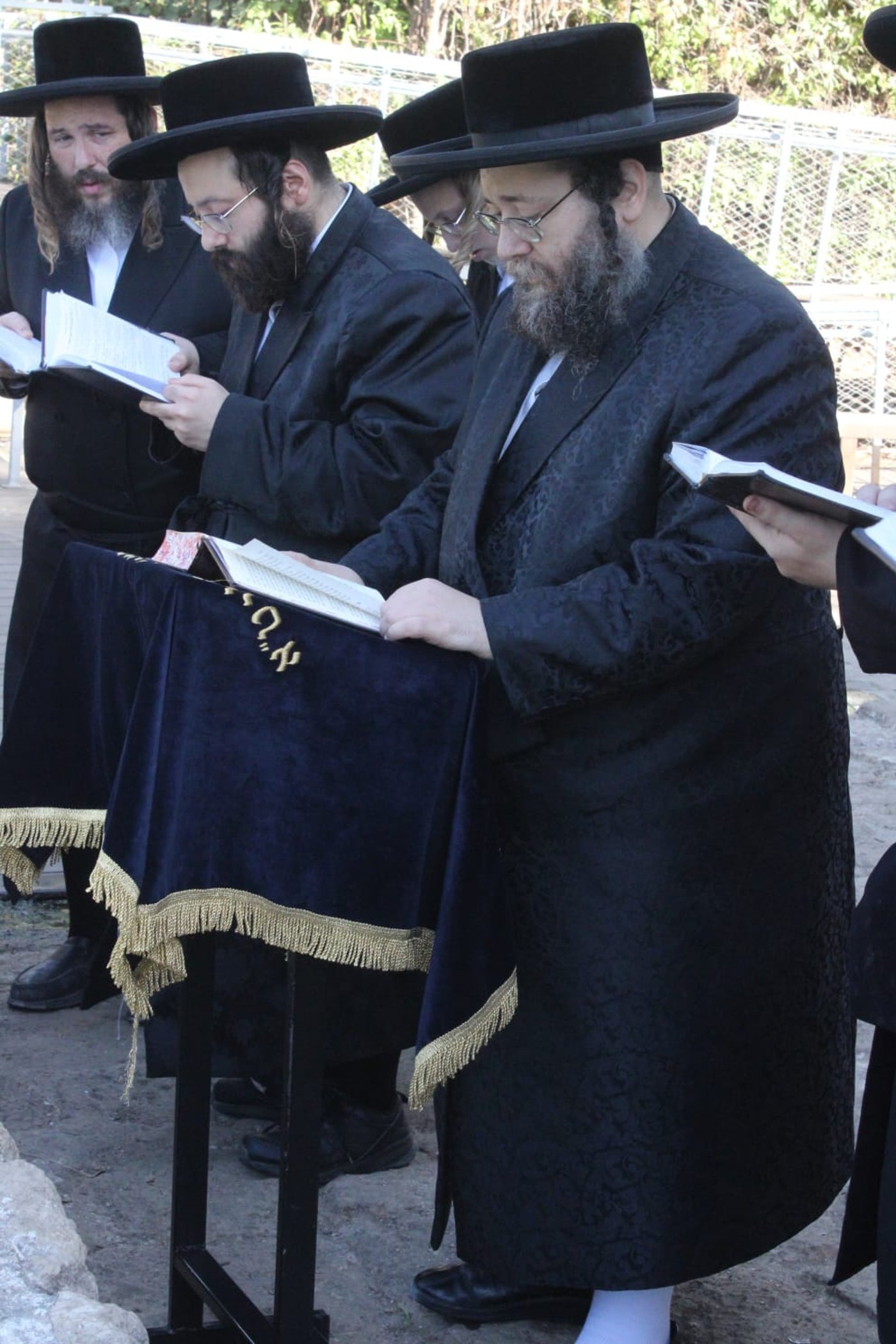 האדמו"ר מצאנז ז'מיגראד שליט"א בתשליך