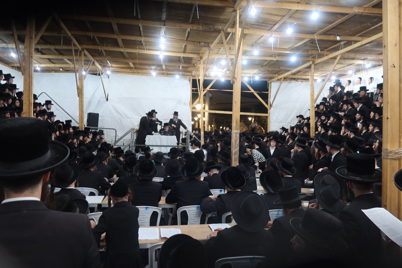 האדמו"ר מרחמסטריווקא שליט"א בתשליך | צילום: מאיר שמחה שטיגליץ