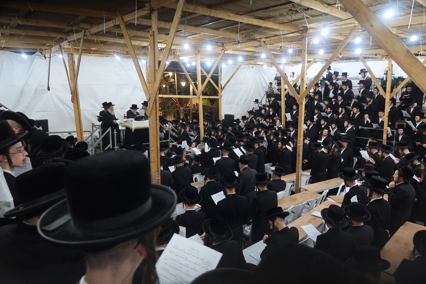 האדמו"ר מרחמסטריווקא שליט"א בתשליך | צילום: מאיר שמחה שטיגליץ