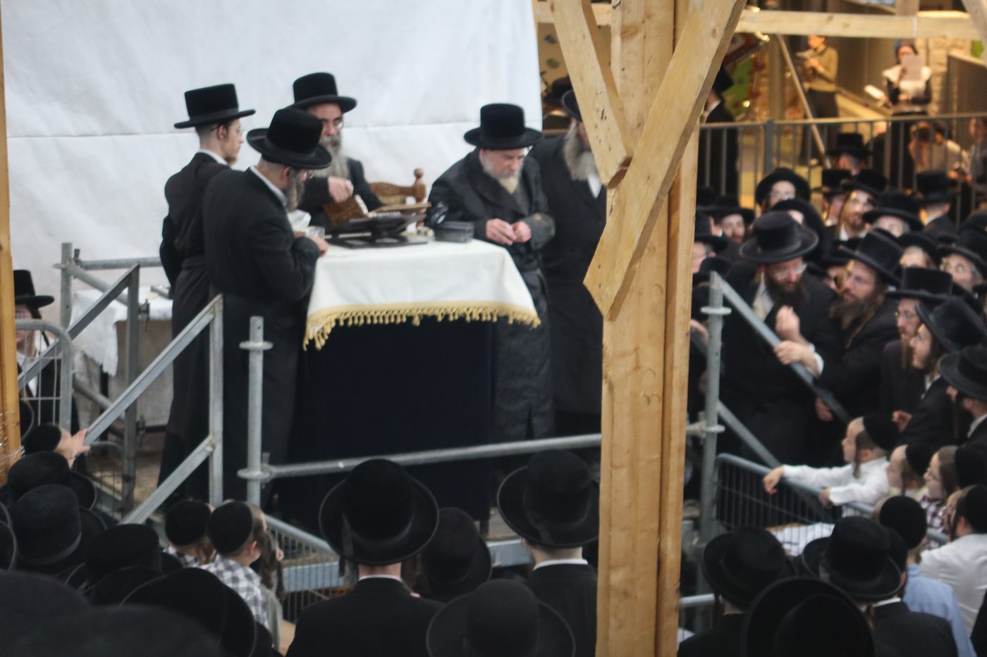 האדמו"ר מרחמסטריווקא שליט"א בתשליך | צילום: מאיר שמחה שטיגליץ