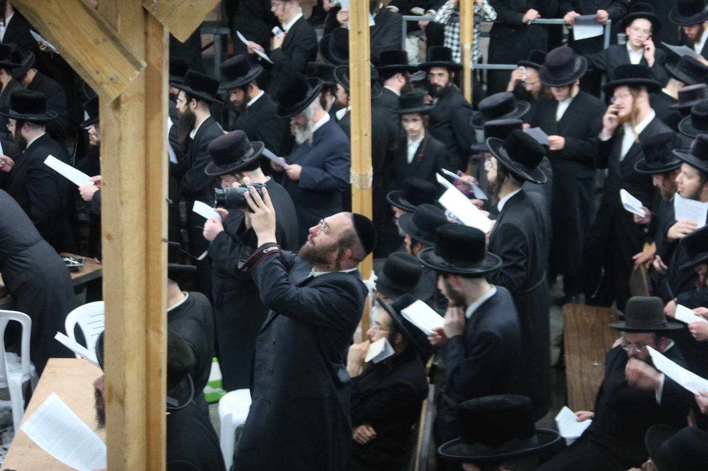 האדמו"ר מרחמסטריווקא שליט"א בתשליך | צילום: מאיר שמחה שטיגליץ