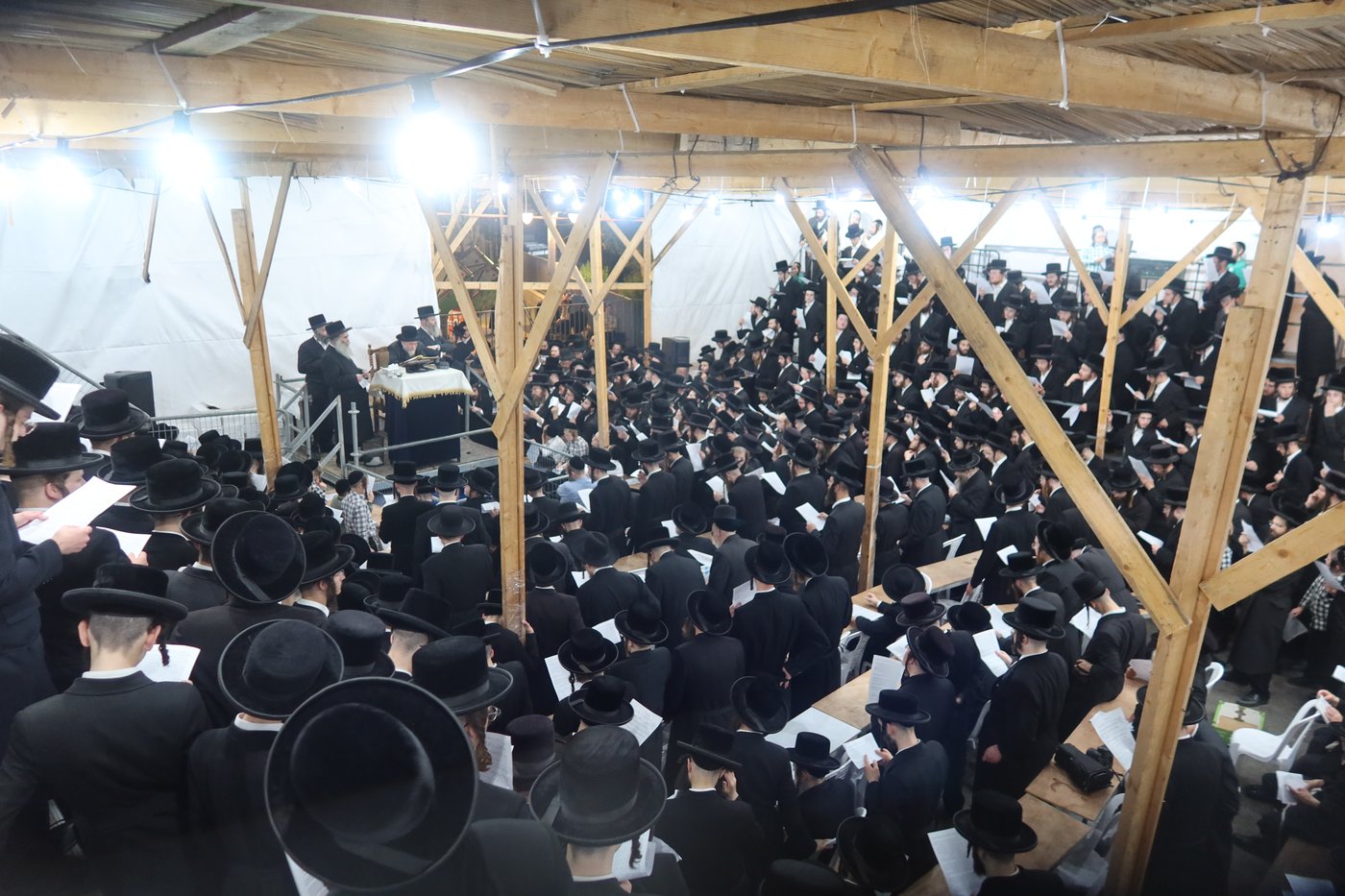 האדמו"ר מרחמסטריווקא שליט"א בתשליך | צילום: מאיר שמחה שטיגליץ