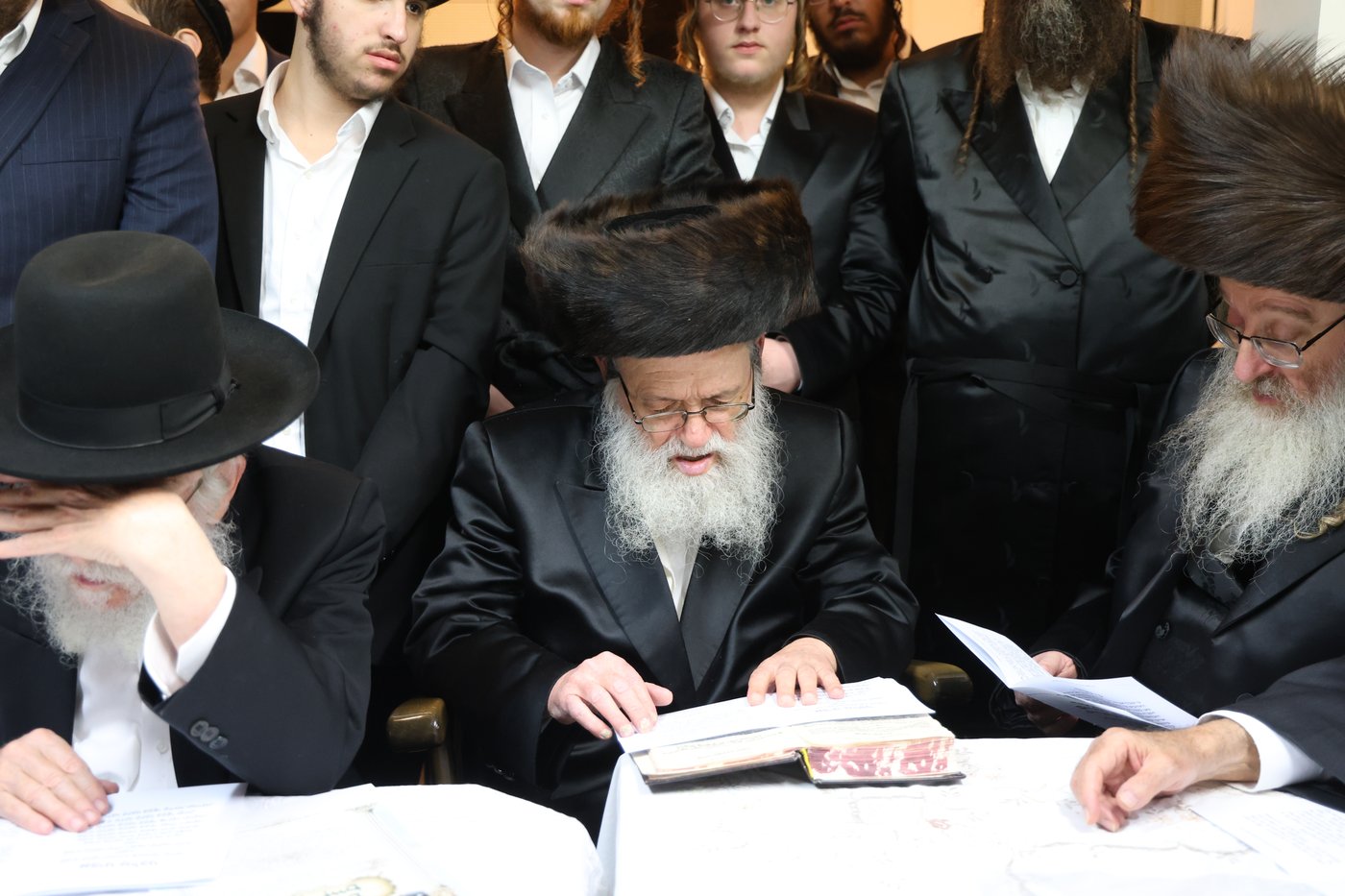המעמד במעונו של הגר"ד סגל