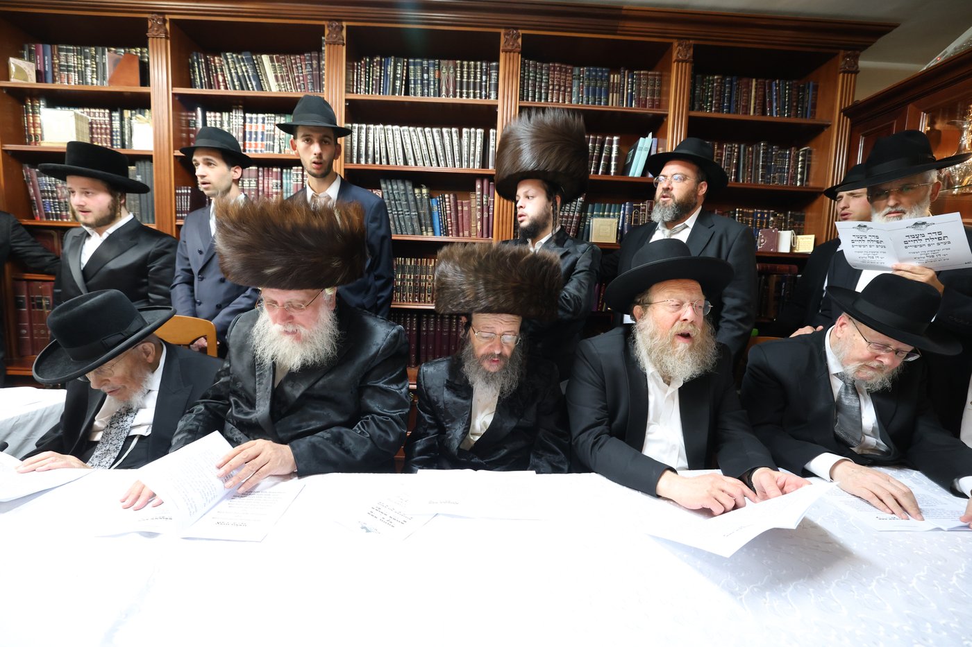 המעמד במעונו של הגר"ד סגל