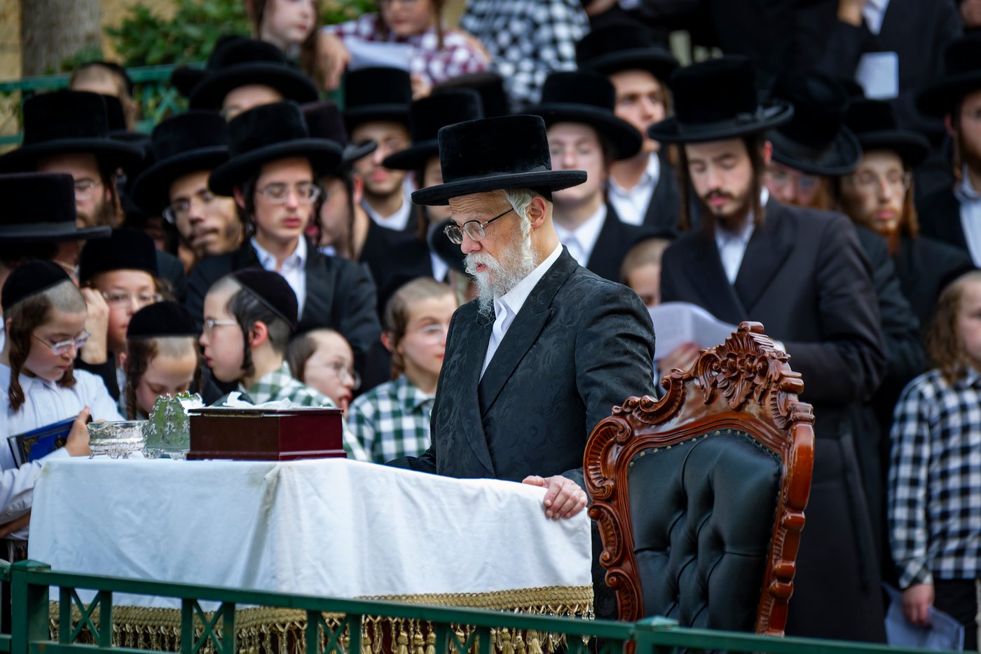 האדמו"ר מסערט ויז'ניץ שליט"א בתשליך