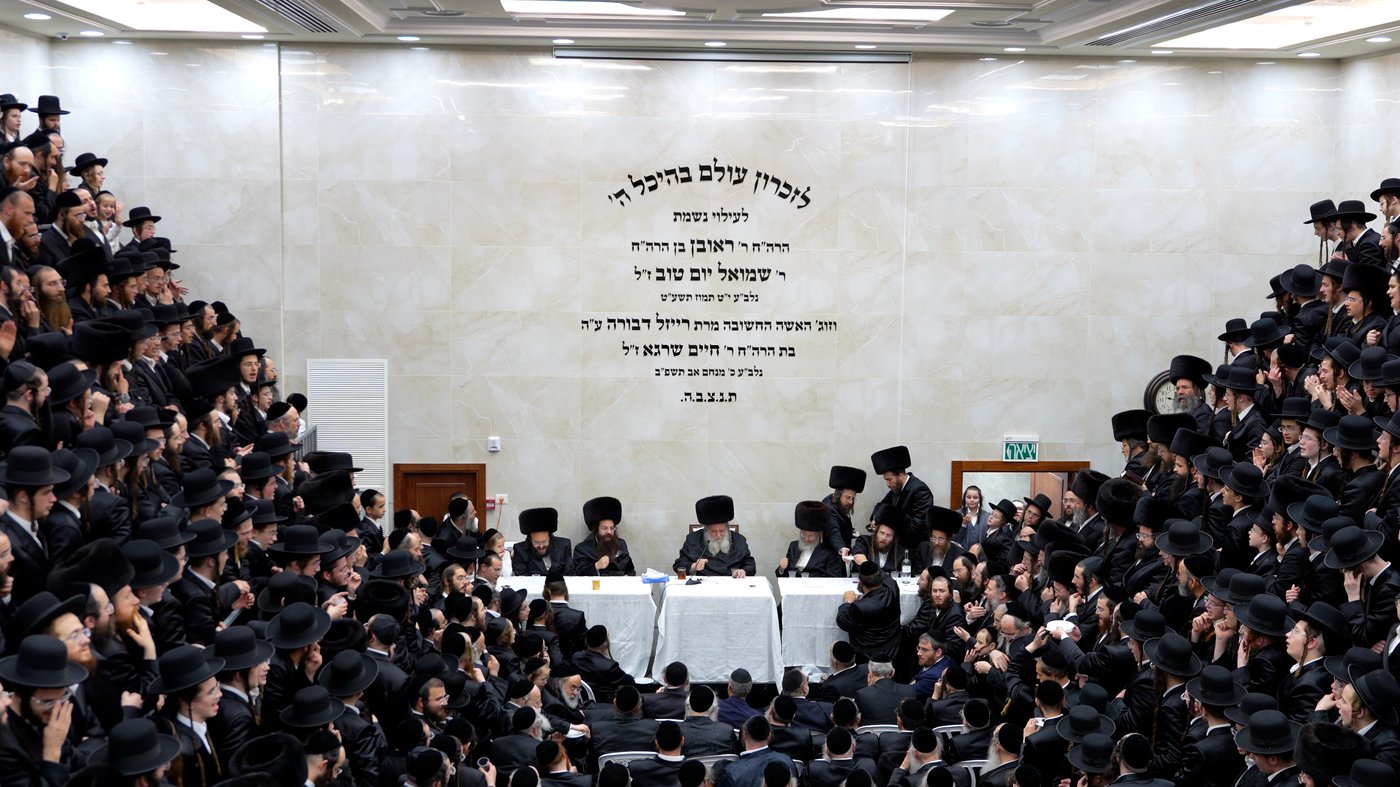 הגאון רבי שאול אלתר שליט"א בטיש מוצאי יום הכיפורים