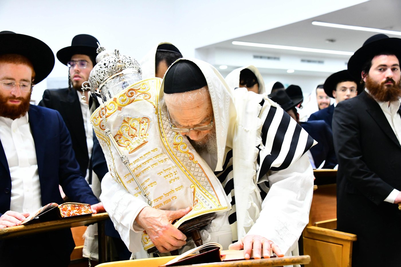 ליל כל נדרי בישיבת סלבודקה | צילום: שוקי לרר