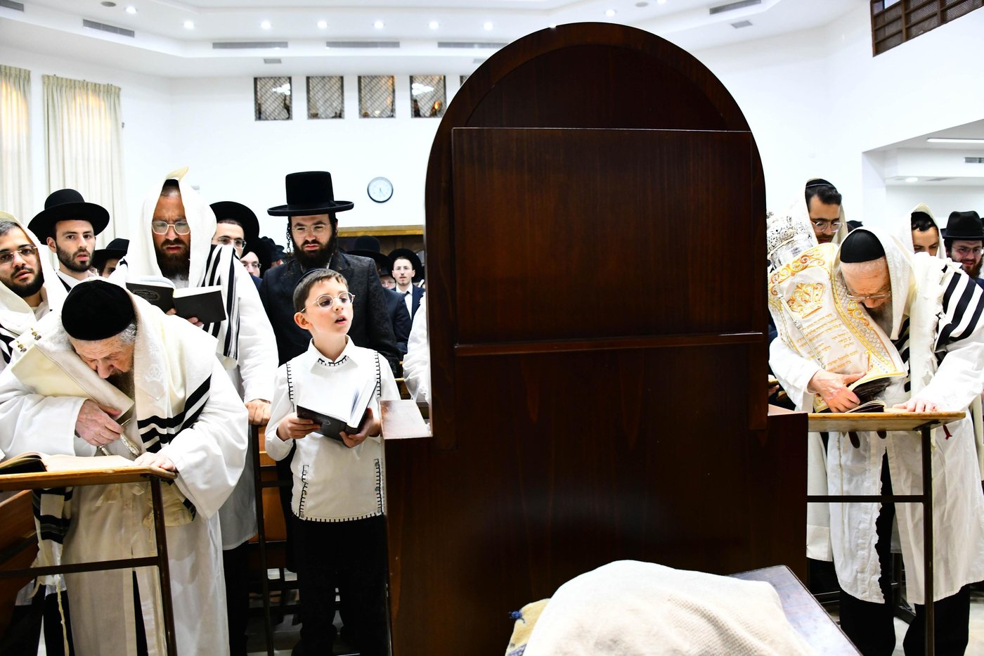 ליל כל נדרי בישיבת סלבודקה | צילום: שוקי לרר