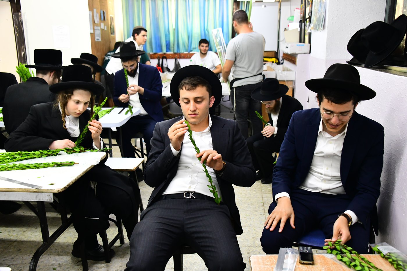הכנות לחג הסוכות בבני ברק