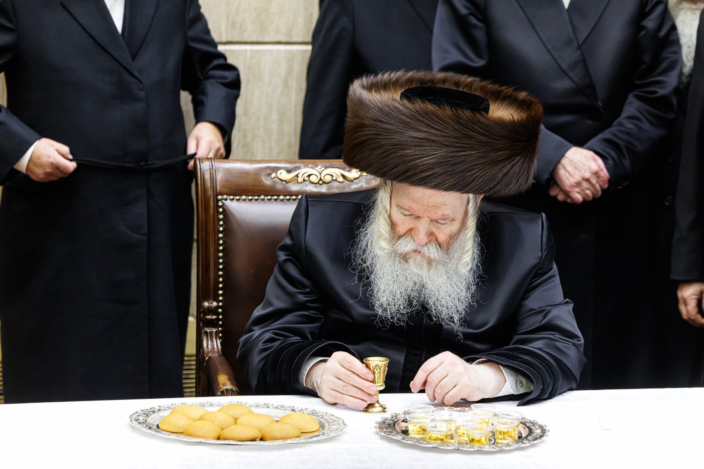 ערב יום הכיפורים בצל האדמו"ר מבאבוב שליט"א | צילום: אחים לאנטשעווסקי