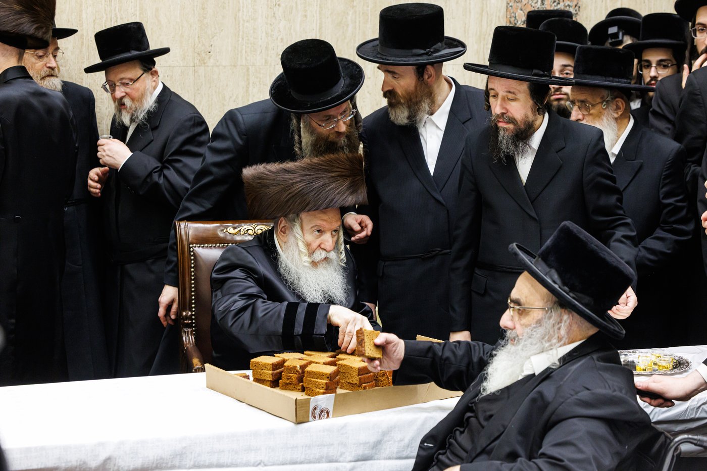 ערב יום הכיפורים בצל האדמו"ר מבאבוב שליט"א | צילום: אחים לאנטשעווסקי