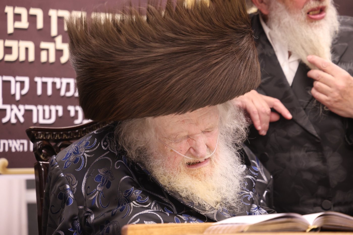 המעמד במעונו של הגאון רבי משה שטרנבוך שליט"א