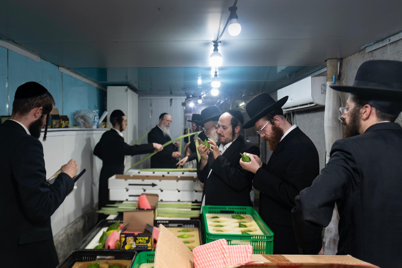 דוכני ארבעת המינים בבני ברק